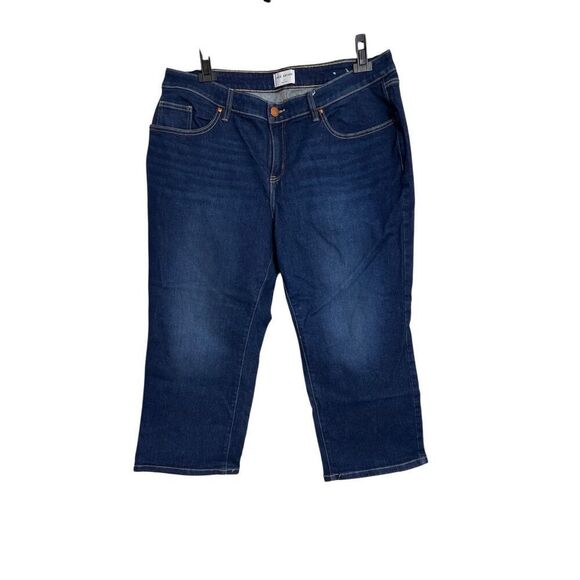 Lane Bryant Denim - Lane Bryant Jeans Womens Size 18 Blue Denim Signature Fit Cropped Casual NWOT